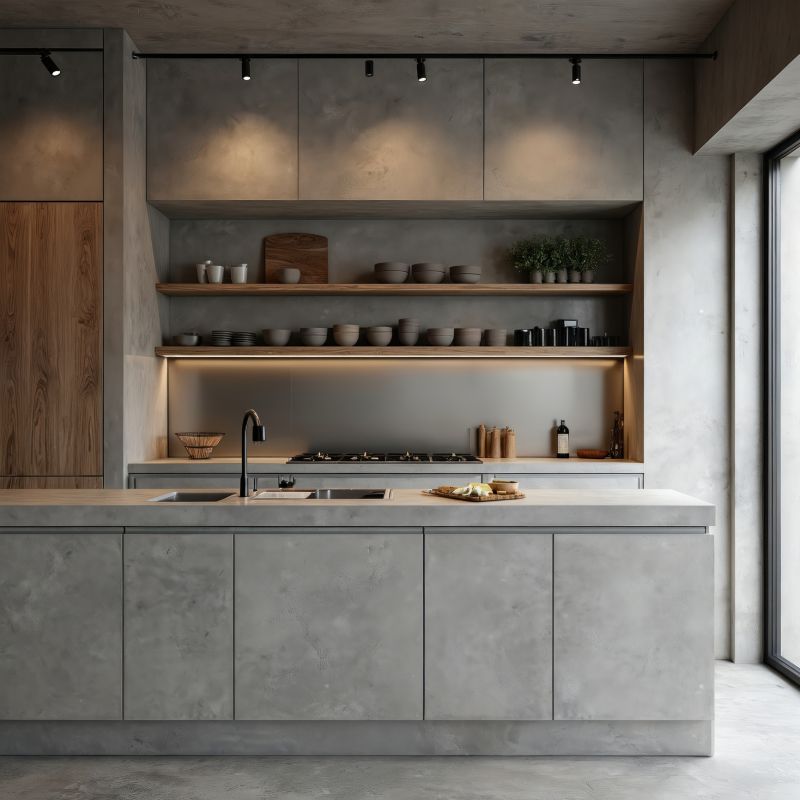 Concrete Countertop Pouring