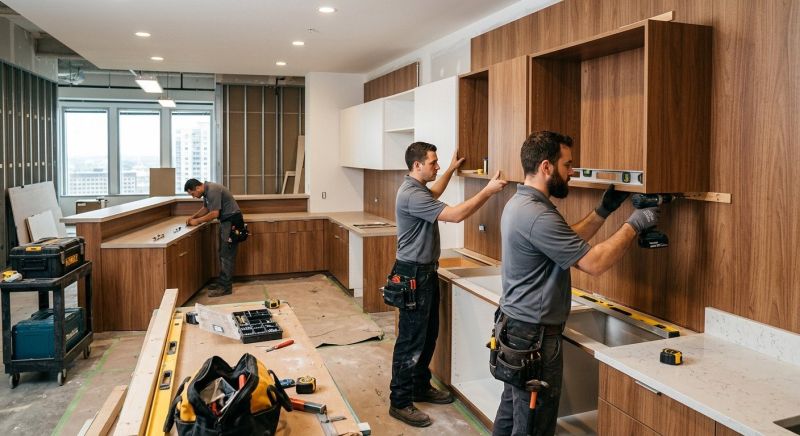Cupboard Installation in Bloomington, IN