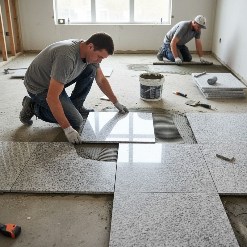 Granite Slab Installation