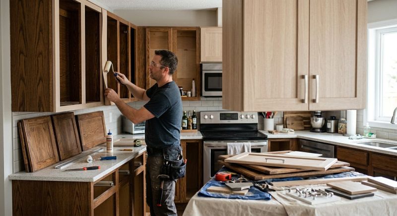 Oak Cabinet Remodeling in Indianapolis, IN
